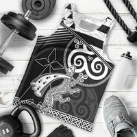 Brittany Ermine Celtic Men Tank Top Black Celtic Triskels - Wonder Print Shop