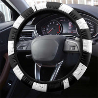 Brittany Ermine Celtic Steering Wheel Cover Black Celtic Triskels - Wonder Print Shop