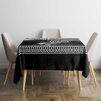 Brittany Ermine Celtic Tablecloth Black Celtic Triskels - Wonder Print Shop