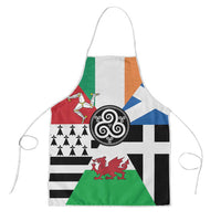 Celtic Nations Flag Apron Six Celtic Countries Heritage - Wonder Print Shop