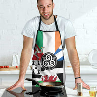 Celtic Nations Flag Apron Six Celtic Countries Heritage - Wonder Print Shop