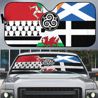 Celtic Nations Flag Auto Sun Shade Six Celtic Countries Heritage - Wonder Print Shop
