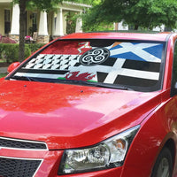 Celtic Nations Flag Auto Sun Shade Six Celtic Countries Heritage - Wonder Print Shop