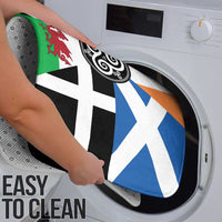 Celtic Nations Flag Bathroom Set Six Celtic Countries Heritage - Wonder Print Shop