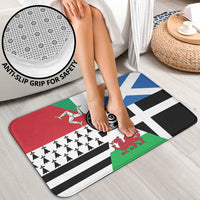 Celtic Nations Flag Bathroom Set Six Celtic Countries Heritage - Wonder Print Shop