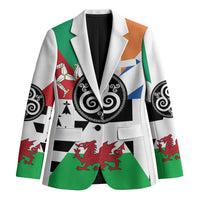 Celtic Nations Flag Blazer Six Celtic Countries Heritage - Wonder Print Shop