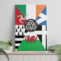 Celtic Nations Flag Canvas Wall Art Six Celtic Countries Heritage - Wonder Print Shop