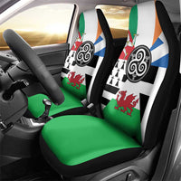 Celtic Nations Flag Car Seat Cover Six Celtic Countries Heritage - Wonder Print Shop