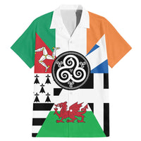 Celtic Nations Flag Family Matching Mermaid Dress and Hawaiian Shirt Six Celtic Countries Heritage - Wonder Print Shop