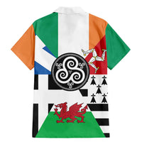 Celtic Nations Flag Family Matching Mermaid Dress and Hawaiian Shirt Six Celtic Countries Heritage - Wonder Print Shop