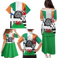 Celtic Nations Flag Family Matching Puletasi and Hawaiian Shirt Six Celtic Countries Heritage - Wonder Print Shop