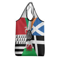 Celtic Nations Flag Grocery Bag Six Celtic Countries Heritage - Wonder Print Shop