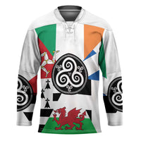 Celtic Nations Flag Hockey Jersey Six Celtic Countries Heritage - Wonder Print Shop