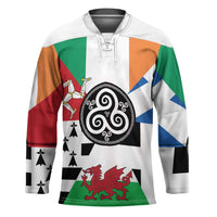 Celtic Nations Flag Hockey Jersey Six Celtic Countries Heritage - Wonder Print Shop