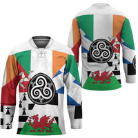 Celtic Nations Flag Hockey Jersey Six Celtic Countries Heritage - Wonder Print Shop