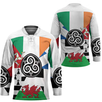 Celtic Nations Flag Hockey Jersey Six Celtic Countries Heritage - Wonder Print Shop