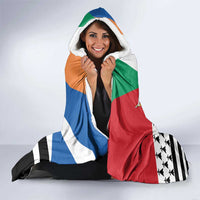 Celtic Nations Flag Hooded Blanket Six Celtic Countries Heritage - Wonder Print Shop