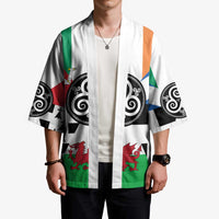 Celtic Nations Flag Kimono Six Celtic Countries Heritage - Wonder Print Shop