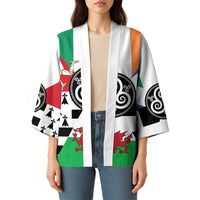 Celtic Nations Flag Kimono Six Celtic Countries Heritage - Wonder Print Shop