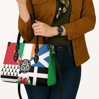 Celtic Nations Flag Leather Bag Six Celtic Countries Heritage - Wonder Print Shop