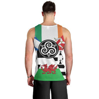 Celtic Nations Flag Men Tank Top Six Celtic Countries Heritage - Wonder Print Shop