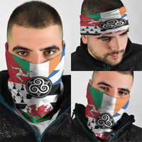 Celtic Nations Flag Neck Gaiter Six Celtic Countries Heritage - Wonder Print Shop