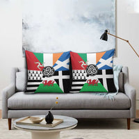 Celtic Nations Flag Pillow Cover Six Celtic Countries Heritage - Wonder Print Shop