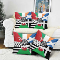 Celtic Nations Flag Pillow Cover Six Celtic Countries Heritage - Wonder Print Shop