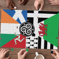 Celtic Nations Flag Puzzle Six Celtic Countries Heritage - Wonder Print Shop
