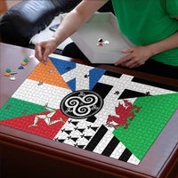 Celtic Nations Flag Puzzle Six Celtic Countries Heritage - Wonder Print Shop
