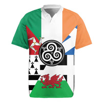 Celtic Nations Flag Rugby Jersey Six Celtic Countries Heritage - Wonder Print Shop
