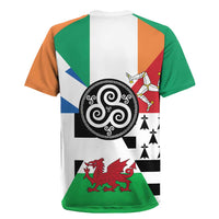 Celtic Nations Flag Rugby Jersey Six Celtic Countries Heritage - Wonder Print Shop