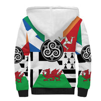 Celtic Nations Flag Sherpa Hoodie Six Celtic Countries Heritage - Wonder Print Shop