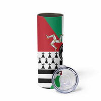 Celtic Nations Flag Skinny Tumbler Six Celtic Countries Heritage - Wonder Print Shop