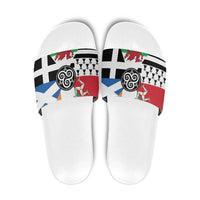 Celtic Nations Flag Slide Sandals Six Celtic Countries Heritage - Wonder Print Shop