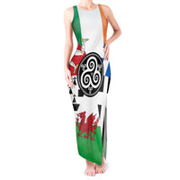 Celtic Nations Flag Tank Maxi Dress Six Celtic Countries Heritage - Wonder Print Shop