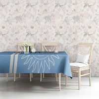 Custom Uruguay Football Tablecloth Sun of May The Sky Blue - Wonder Print Shop