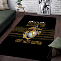 Montford Point Marines Area Rug First Black Marines USMC Military - Wonder Print Shop