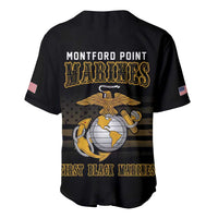 Montford Point Marines Baseball Jersey First Black Marines USMC Military - Wonder Print Shop