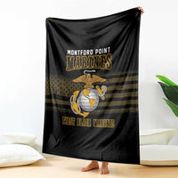 Montford Point Marines Blanket First Black Marines USMC Military - Wonder Print Shop
