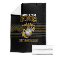 Montford Point Marines Blanket First Black Marines USMC Military - Wonder Print Shop