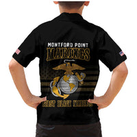 Montford Point Marines Family Matching Mermaid Dress and Hawaiian Shirt First Black Marines USMC Military - Wonder Print Shop
