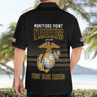 Montford Point Marines Hawaiian Shirt First Black Marines USMC Military - Wonder Print Shop