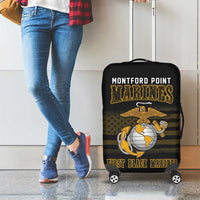 Montford Point Marines Luggage Cover First Black Marines USMC Military - Wonder Print Shop