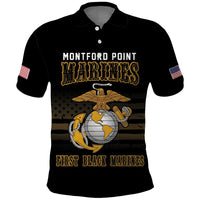 Montford Point Marines Polo Shirt First Black Marines USMC Military - Wonder Print Shop