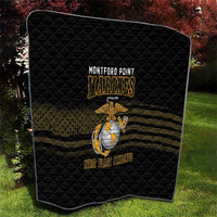 Montford Point Marines Quilt First Black Marines USMC Military - Wonder Print Shop