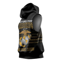 Montford Point Marines Sleeveless Hoodie First Black Marines USMC Military - Wonder Print Shop