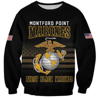 Montford Point Marines Sweatshirt First Black Marines USMC Military - Wonder Print Shop