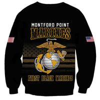 Montford Point Marines Sweatshirt First Black Marines USMC Military - Wonder Print Shop