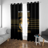 Montford Point Marines Window Curtain First Black Marines USMC Military - Wonder Print Shop